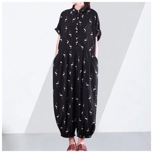 The JOLSON Baggy Flamingo Jumpsuit